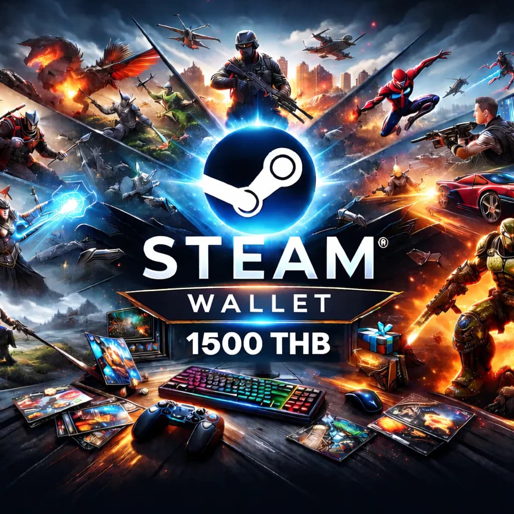 Steam Wallet 1500 THB